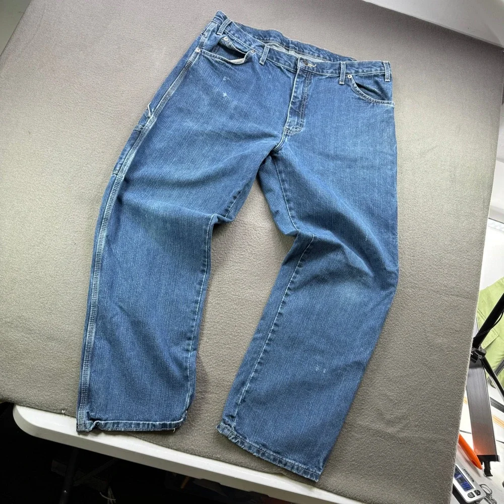 Dickies Carpenter‎ Jeans Mens 38x30 Relaxed Fit Denim Painter Workwear Pants